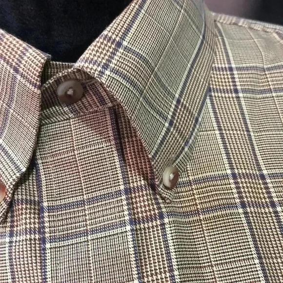 JoS.A.BANK Travelers collection tailored fit 100% cotton long sleeve shirt - L - Picture 2 of 7